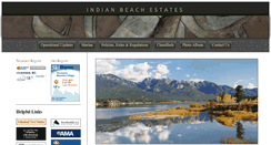 Desktop Screenshot of indianbeachestates.com